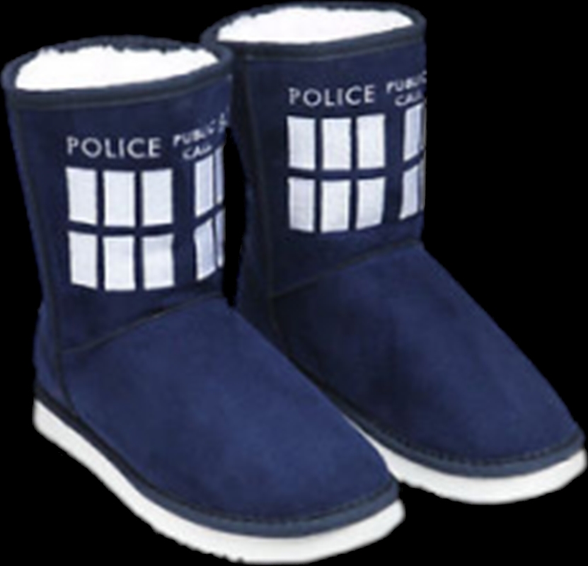 Doctor Who - TARDIS Boot Slipper Ladies Size 7/Product Detail/Footwear