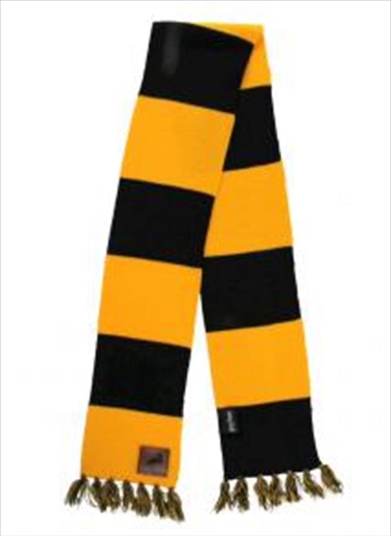 Hufflepuff Patch Striped Scarf/Product Detail/Accessories
