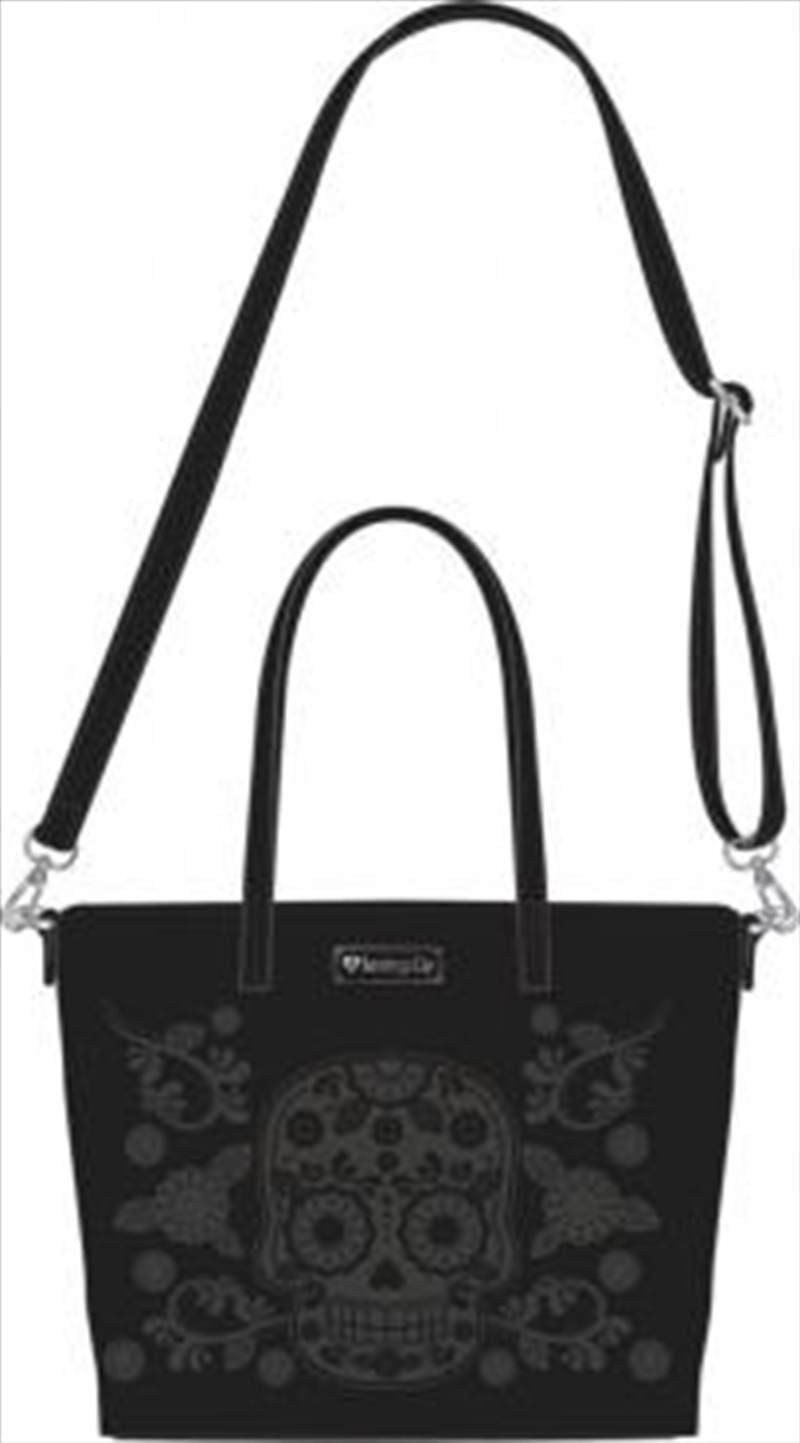 Loungefly - Floral Skull Tote Bag/Product Detail/Bags