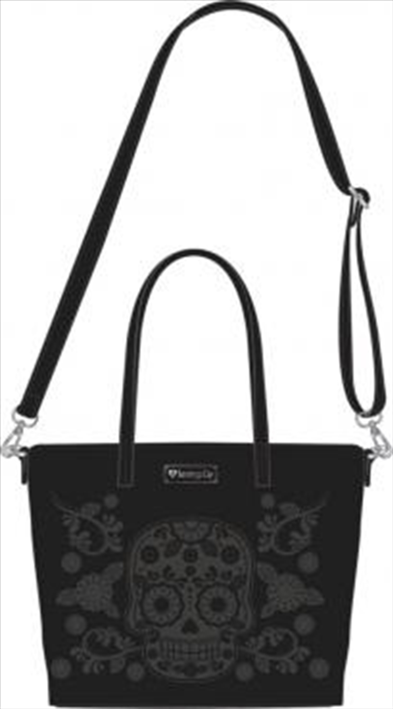 loungefly skull tote