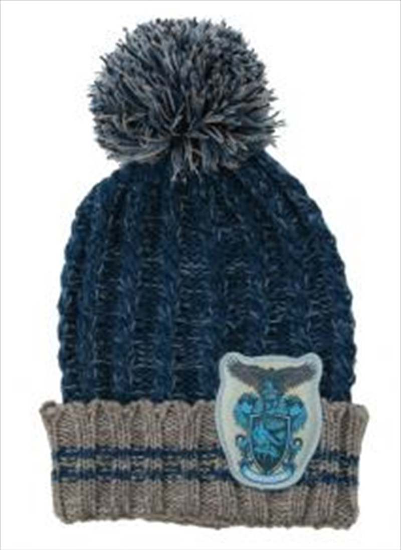 Ravenclaw Heathered Pom Beanie/Product Detail/Beanies & Headwear
