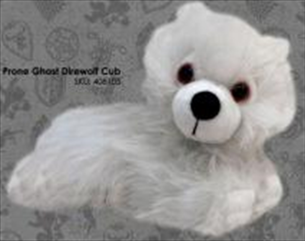 Ghost Direwolf Cub Prone/Product Detail/Plush Toys