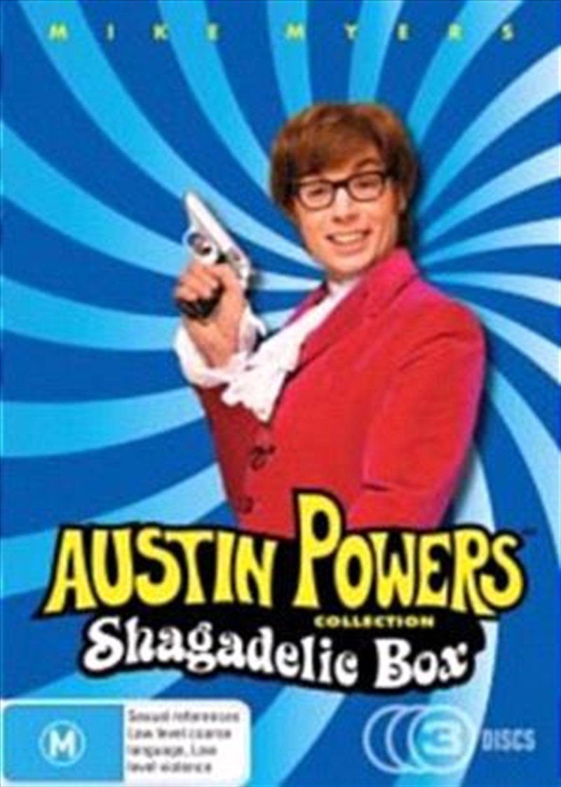 POWERS (DVD付)m AUSTIN POWERS SHAGADELIC BOX DVD Austin Powers 3