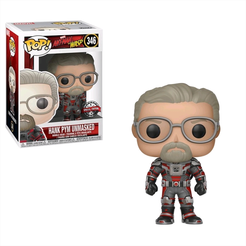 Ant-Man and the Wasp - Hank Pym Unmasked US Exclusive Pop! Vinyl/Product Detail/Movies