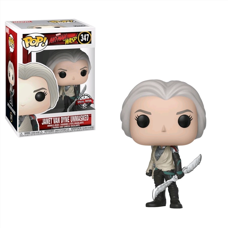 Ant-Man and the Wasp - Janet Van Dyne Unmasked US Exclusive Pop! Vinyl/Product Detail/Movies