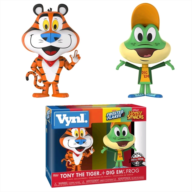Ad Icons - Tony Tiger & Dig Em Frog US Exclusive Vynl./Product Detail/Funko Collections