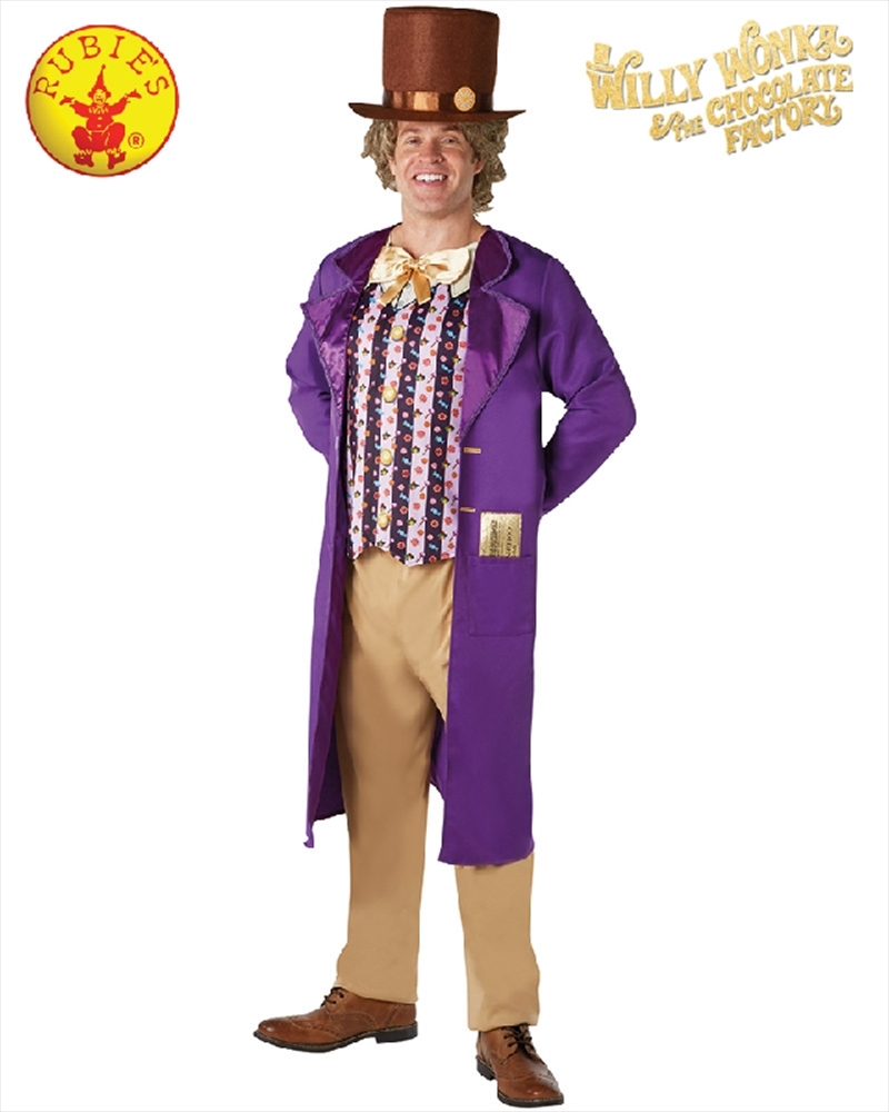 Willy Wonka Adult Deluxe Costume - Size Std/Product Detail/Costumes