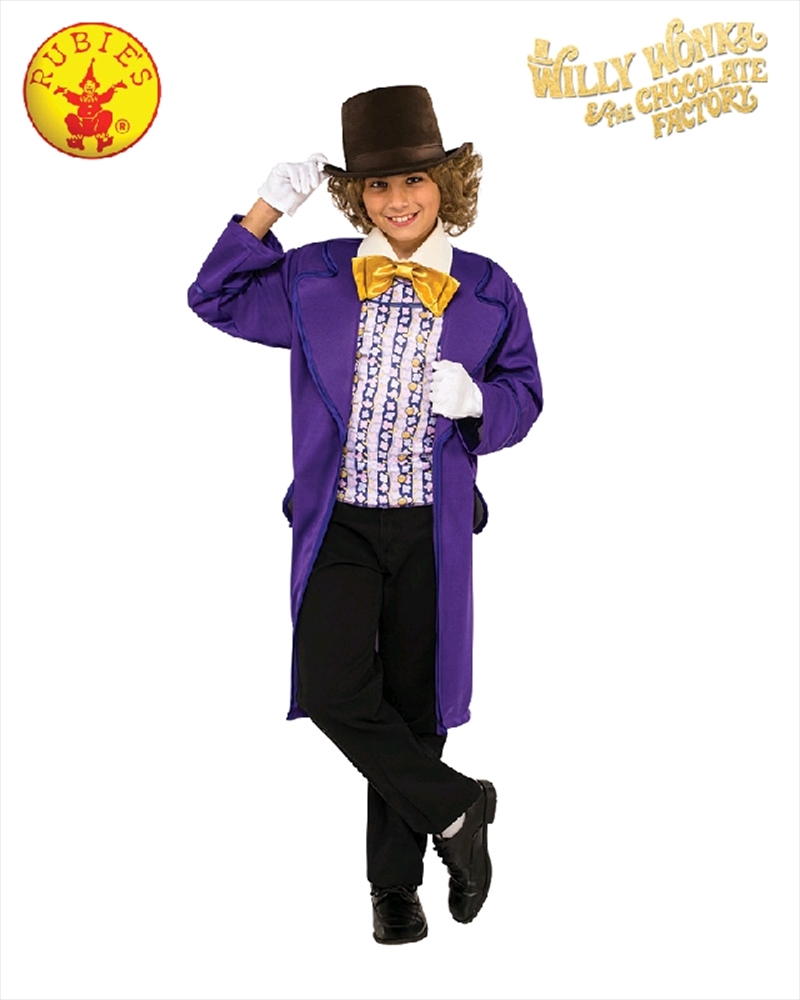 Willy Wonka Child Classic Costume - Size S | Apparel
