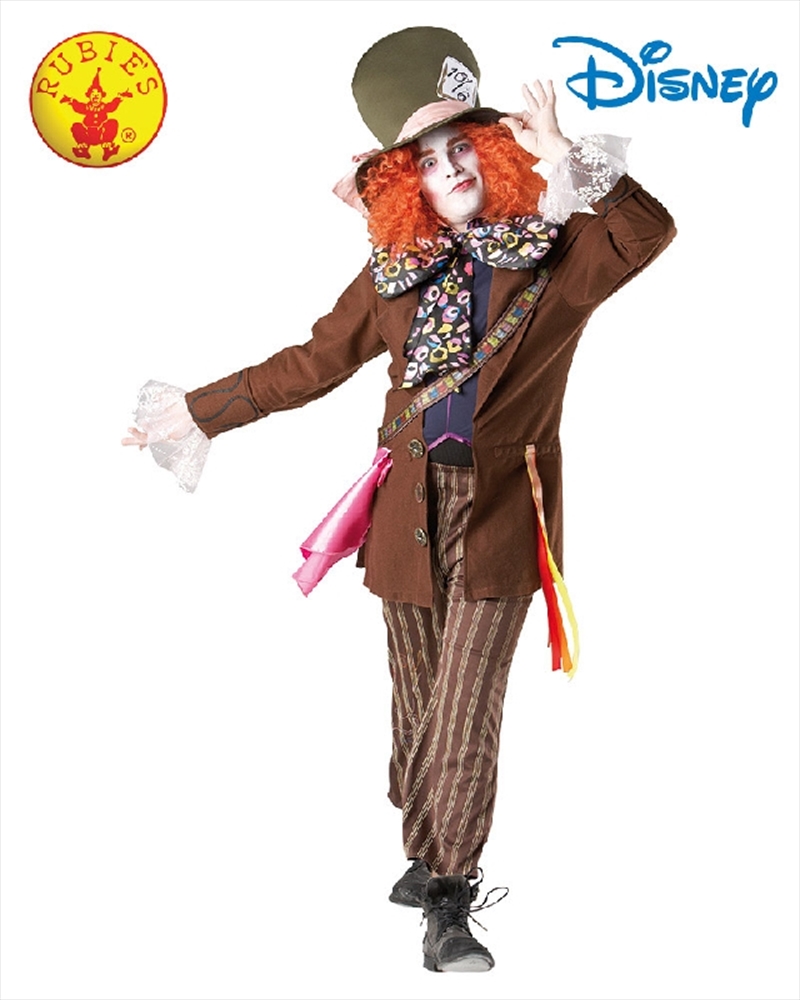 Mad Hatter Deluxe Costume - Size XL | Apparel