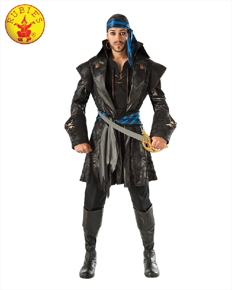 Captain Black Heart Adult Pirate Costume - Size Std/Product Detail/Costumes
