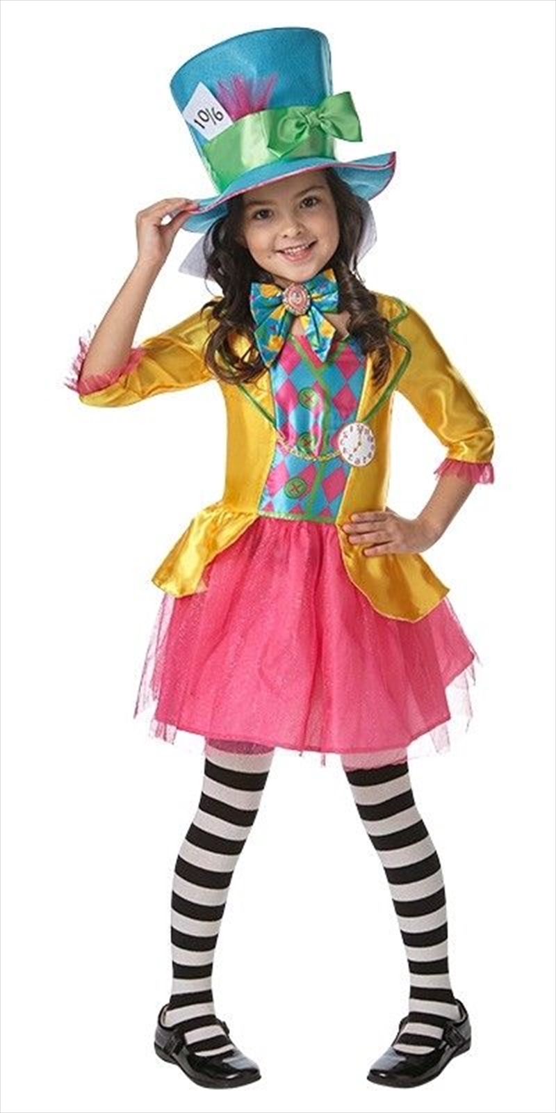 Mad Hatter Girls Deluxe Costume Size 3-5/Product Detail/Costumes
