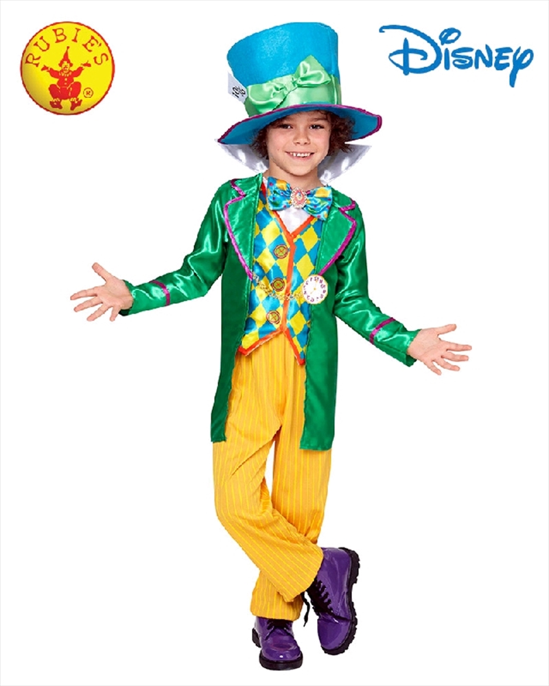 Mad Hatter Boys Deluxe Costume Size 3-5 | Apparel