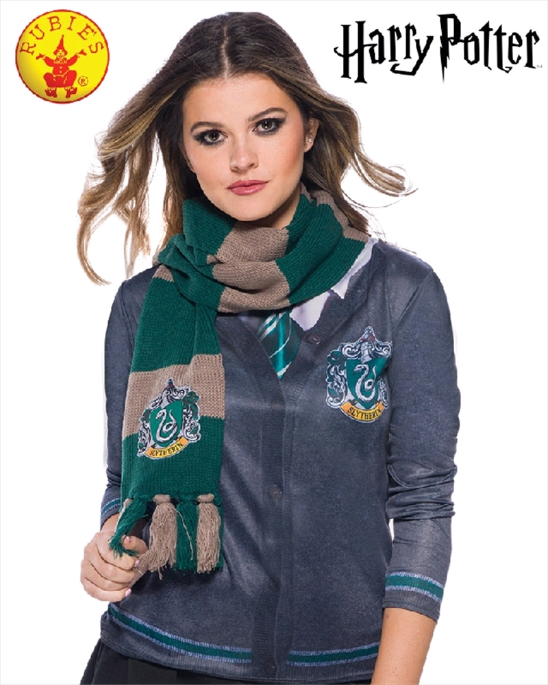 Harry Potter Slytherin Deluxe Scarf - One Size/Product Detail/Costumes