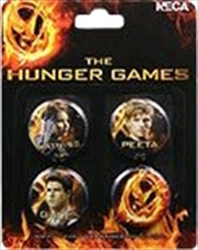 The Hunger Games - Pin Set of 4 Cast/Product Detail/Buttons & Pins