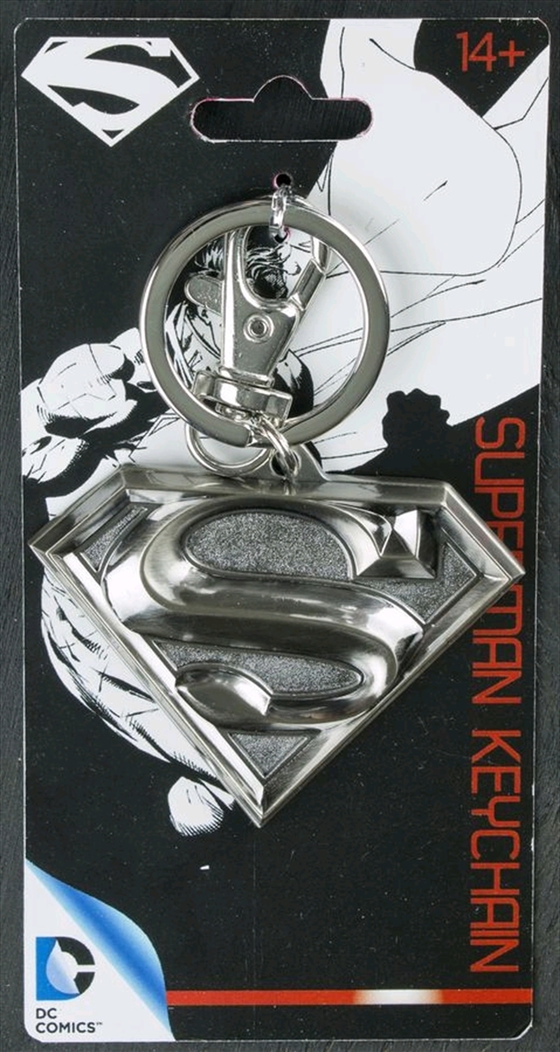 Superman - Superman Logo Pewter Keychain | Accessories