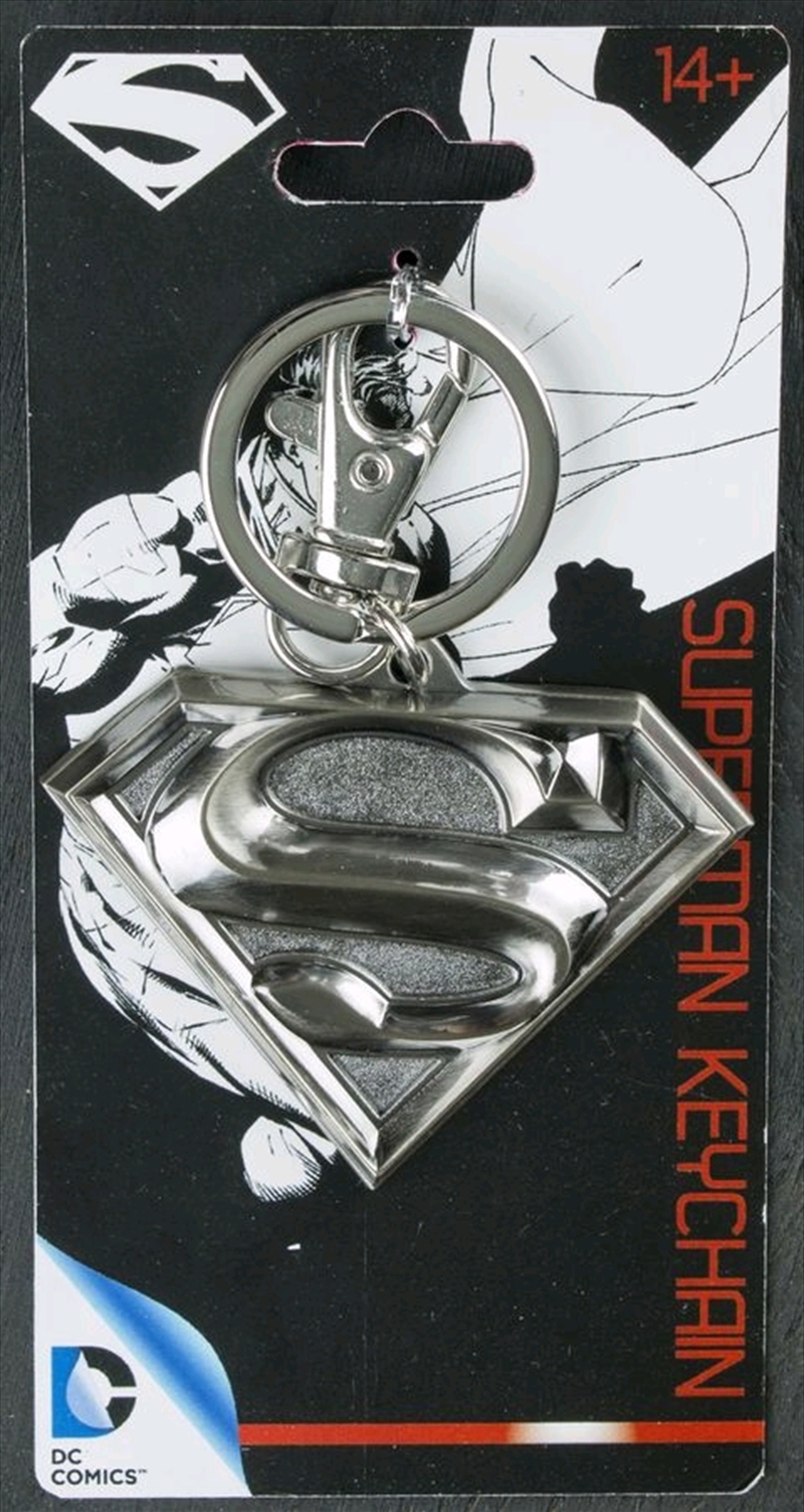 Superman - Superman Logo Pewter Keychain/Product Detail/Keyrings