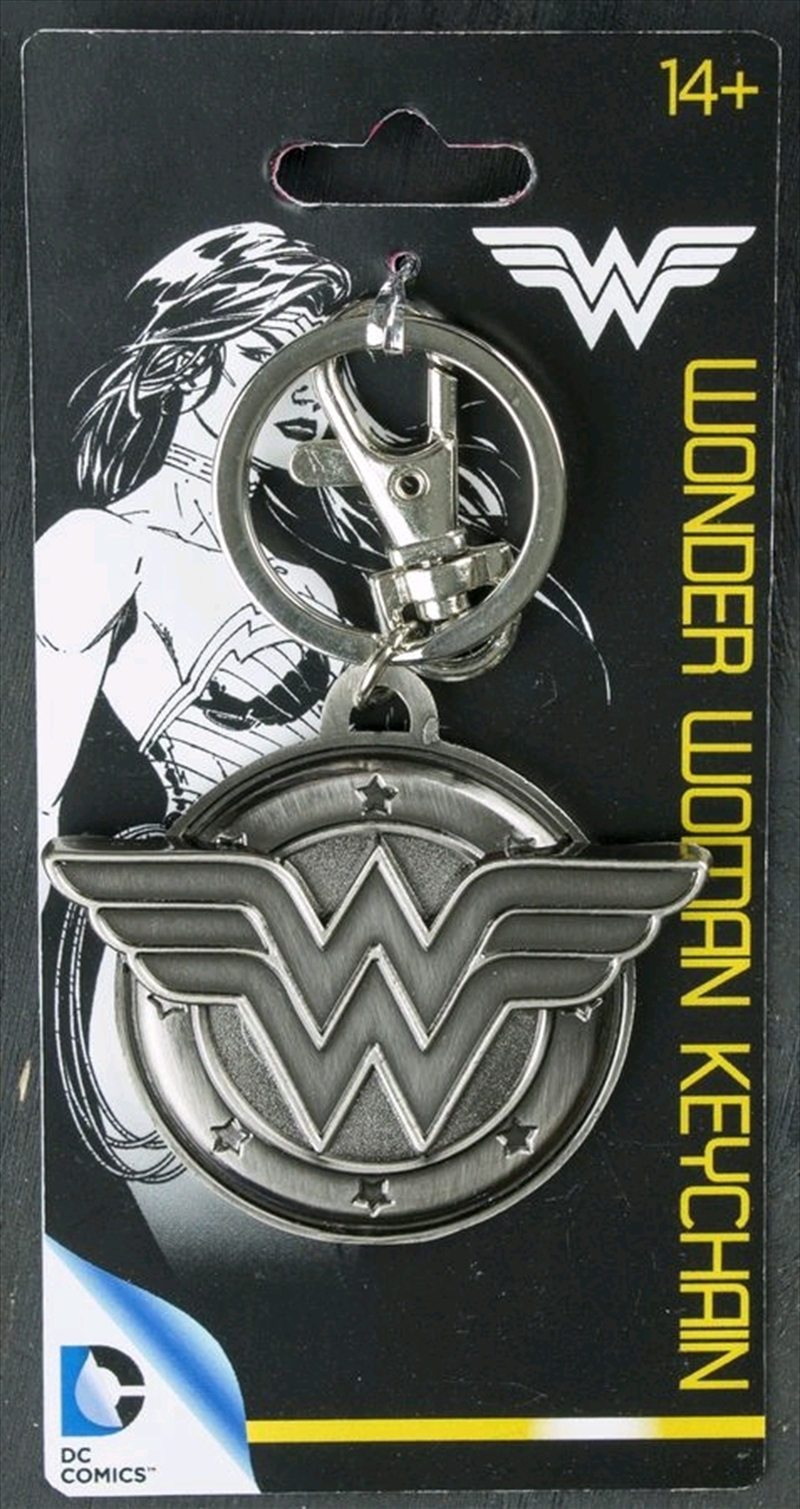 Wonder Woman - Wonder Woman Logo Pewter Keychain/Product Detail/Keyrings