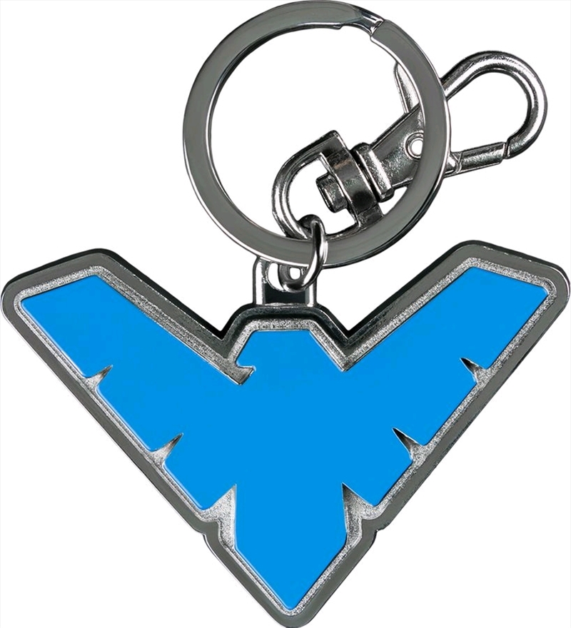 Batman - Nightwing Logo Colour Enamel Keychain/Product Detail/Keyrings