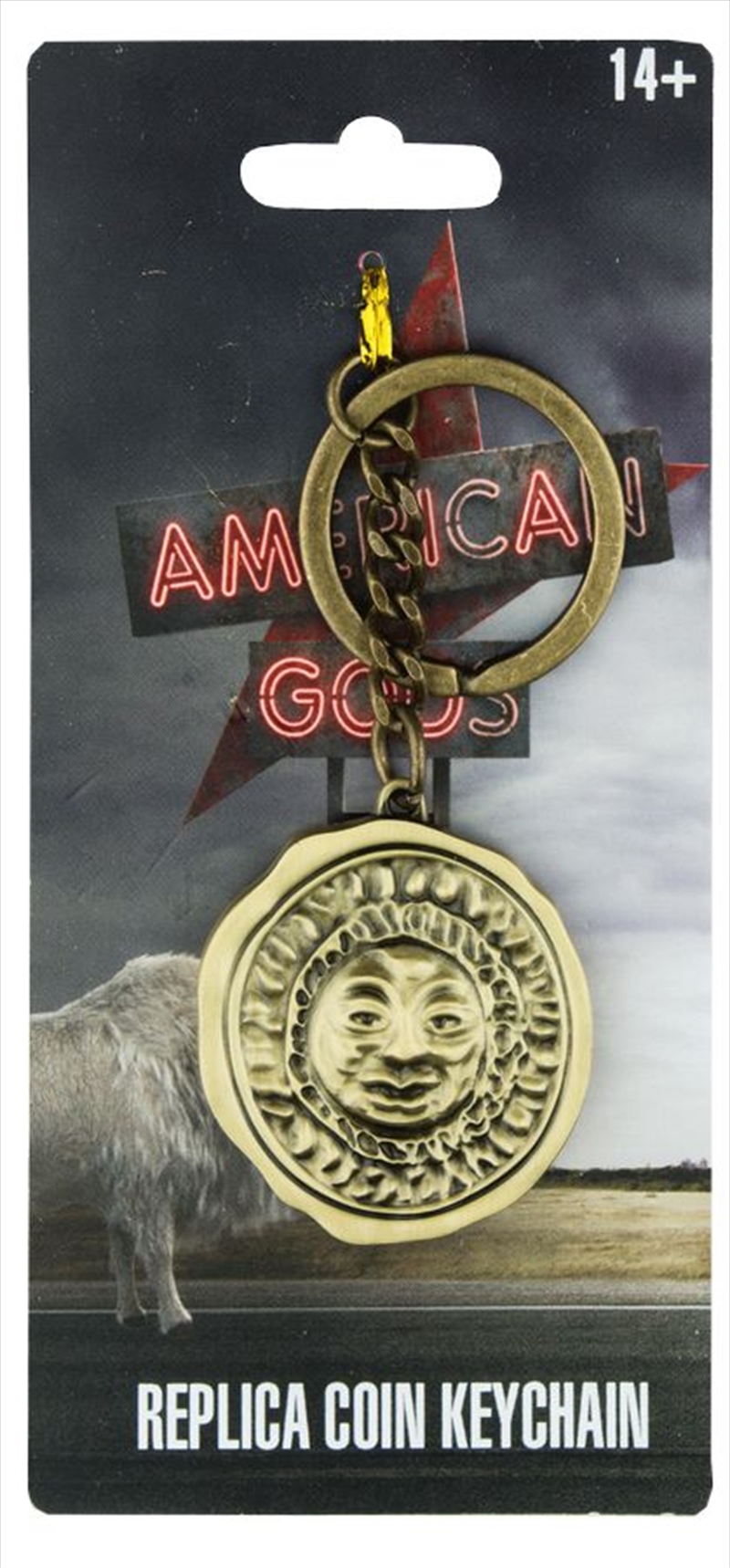 American Gods - Gold Coin Replica Keychain/Product Detail/Keyrings