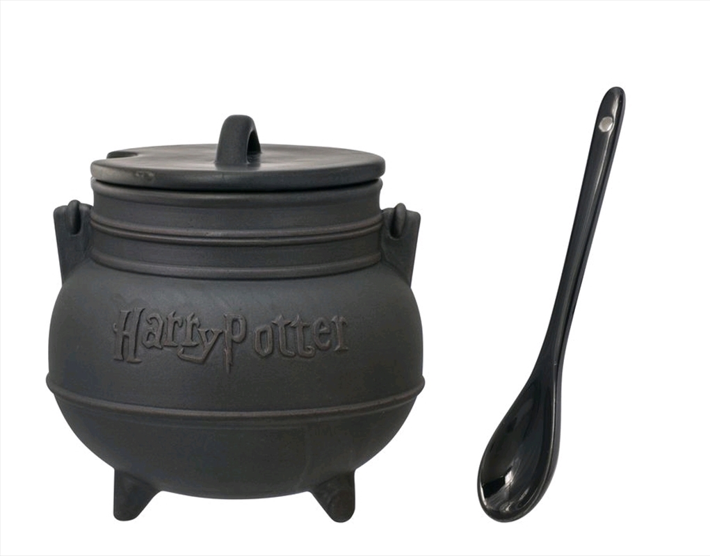 Harry Potter - Cauldron with Lid & Spoon Soup Mug | Merchandise