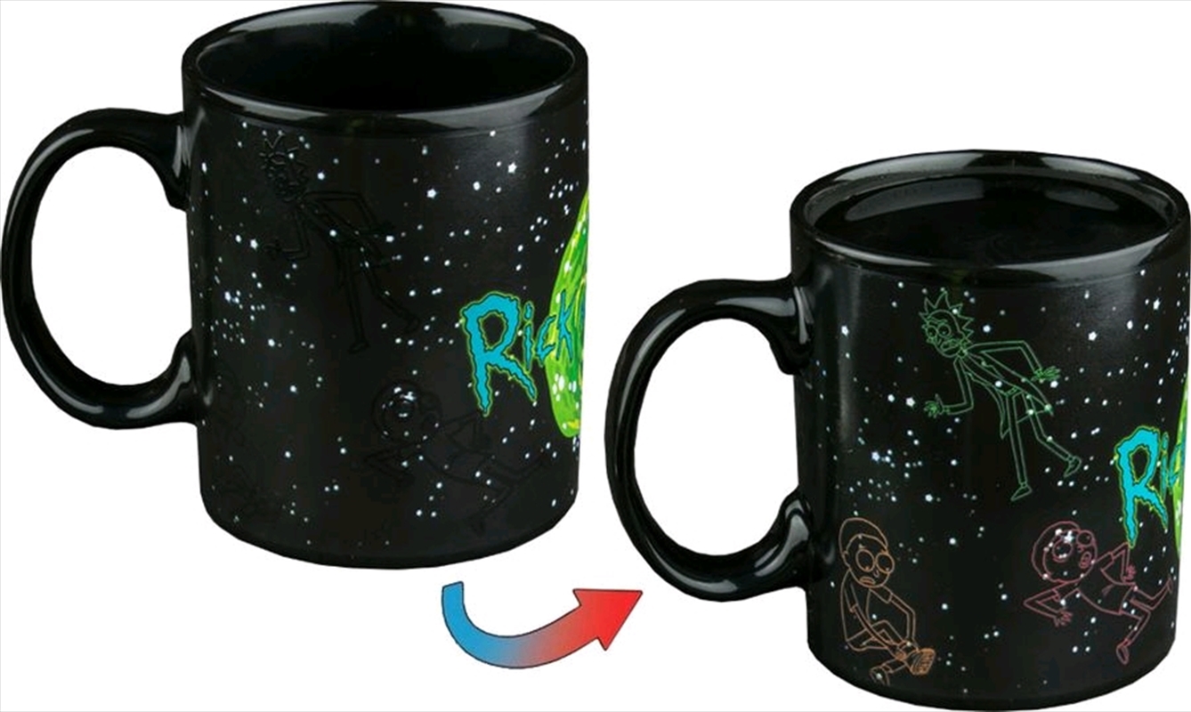 Rick and Morty - In the Stars Heat Change Mug Drinkware, Merchandise ...