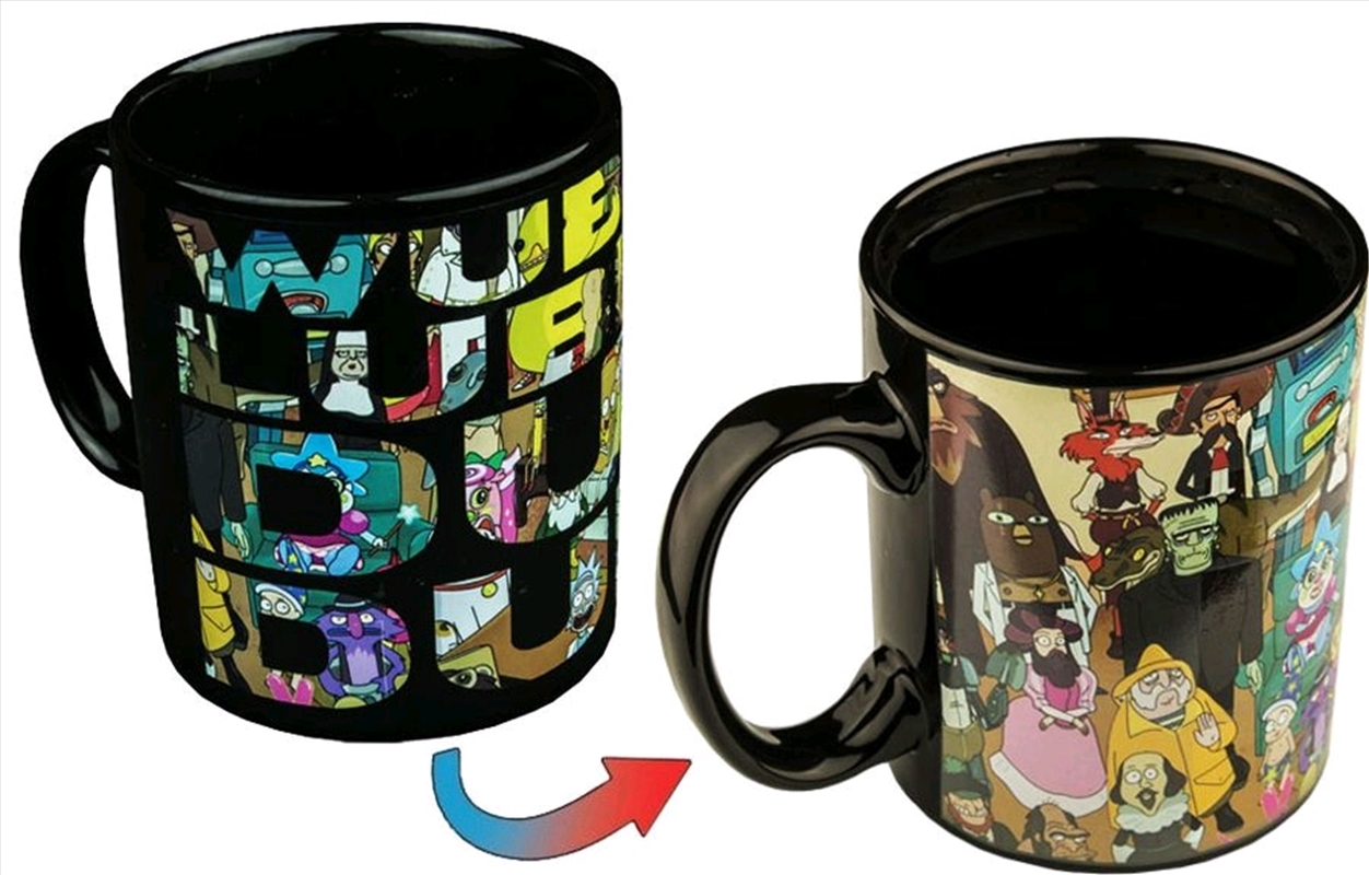 Rick and Morty - Group Shot Heat Change Coffee Mug/Product Detail/Mugs