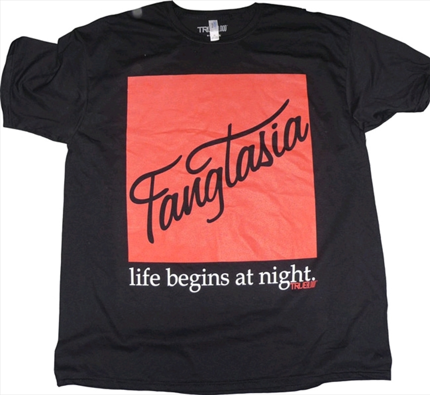 True Blood - Fangtasia Black Male T-Shirt XL | Apparel