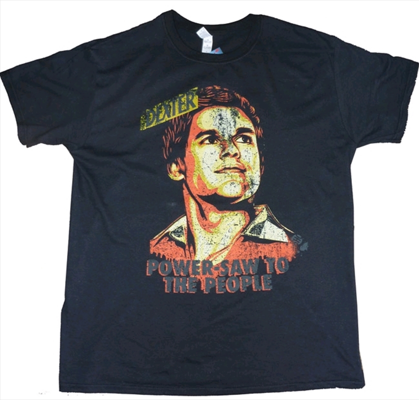 Dexter - Power-Saw Black Male T-Shirt S/Product Detail/Shirts