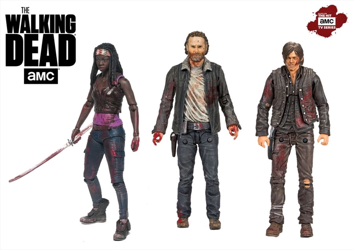 The Walking Dead Hero 3pack 5" Deluxe Box Set, Figurines & Statues