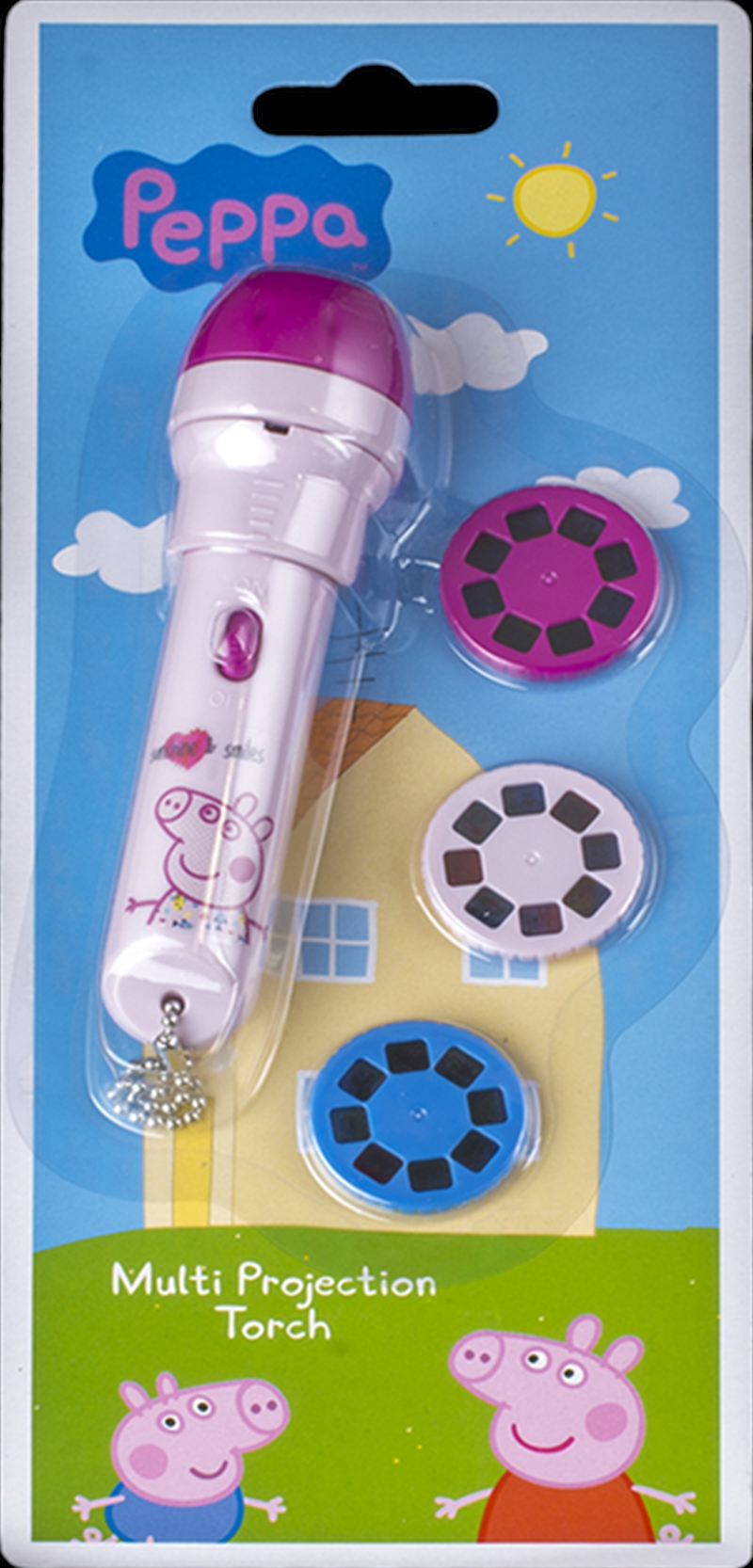 Peppa Pig - Projection Torch with 3 Discs/Product Detail/Keyrings