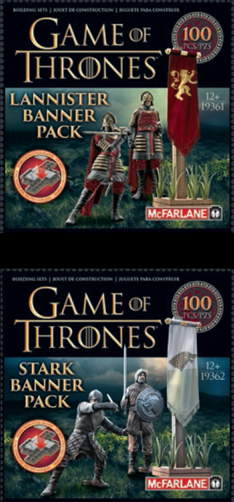 Game of Thrones - Construction Set Banner Pack Assortment (Sent At Random)./Product Detail/Figurines