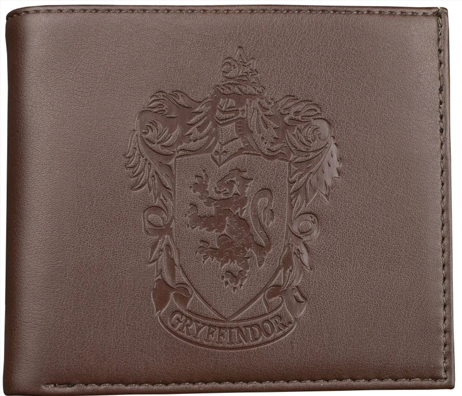 Harry Potter - Gryffindor Logo Embossed Brown Wallet/Product Detail/Wallets