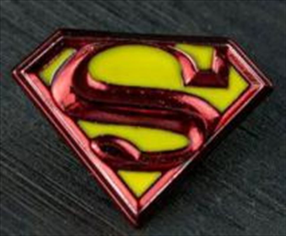 Superman - Logo Colour Enamel Lapel Pin/Product Detail/Buttons & Pins