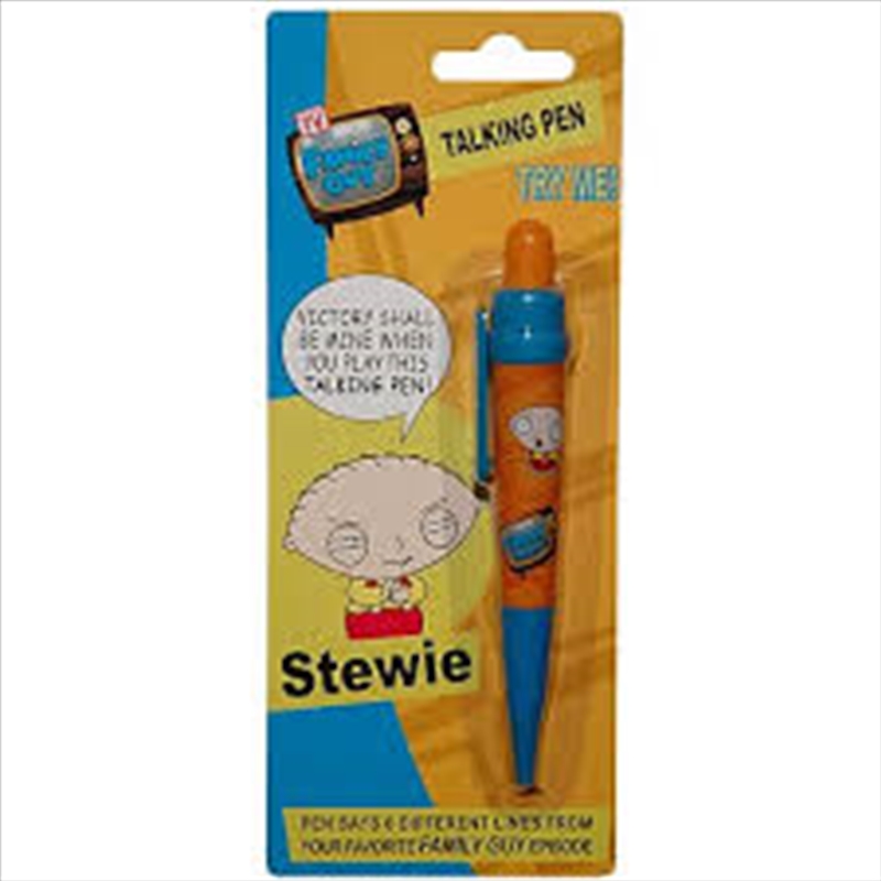 Family Guy - Stewie Talking Pen/Product Detail/Pens, Markers & Highlighters