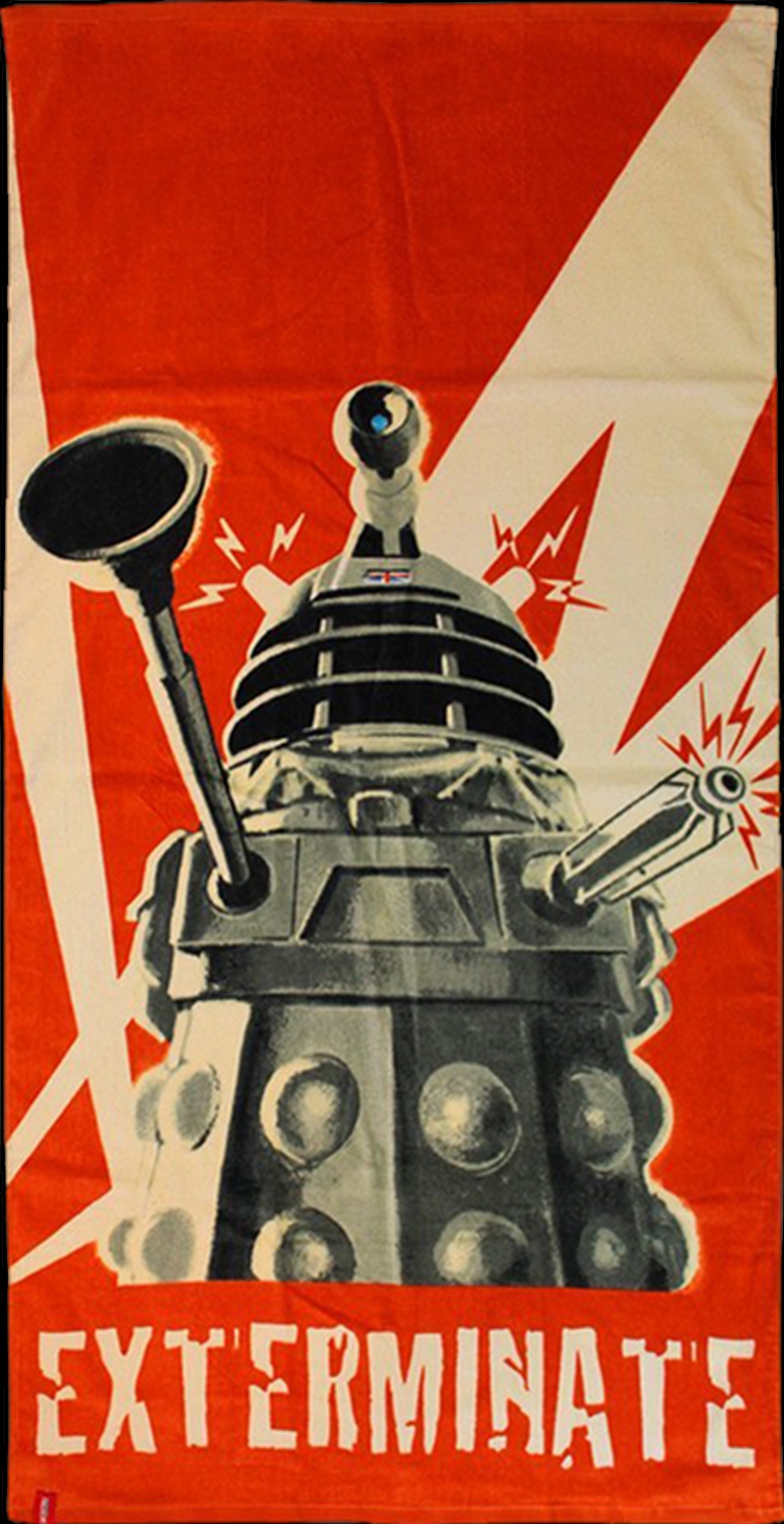 Doctor Who - Dalek Exterminate Beach Towel/Product Detail/Manchester