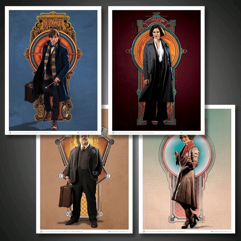 Fantastic Beasts and Where to Find Them - Art Print Set 3/Product Detail/Posters & Prints