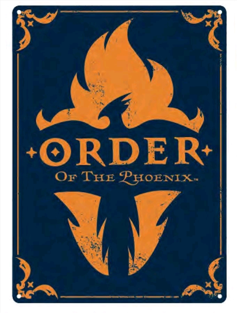Harry Potter - Order of the Phoenix A3 Tin Sign/Product Detail/Posters & Prints