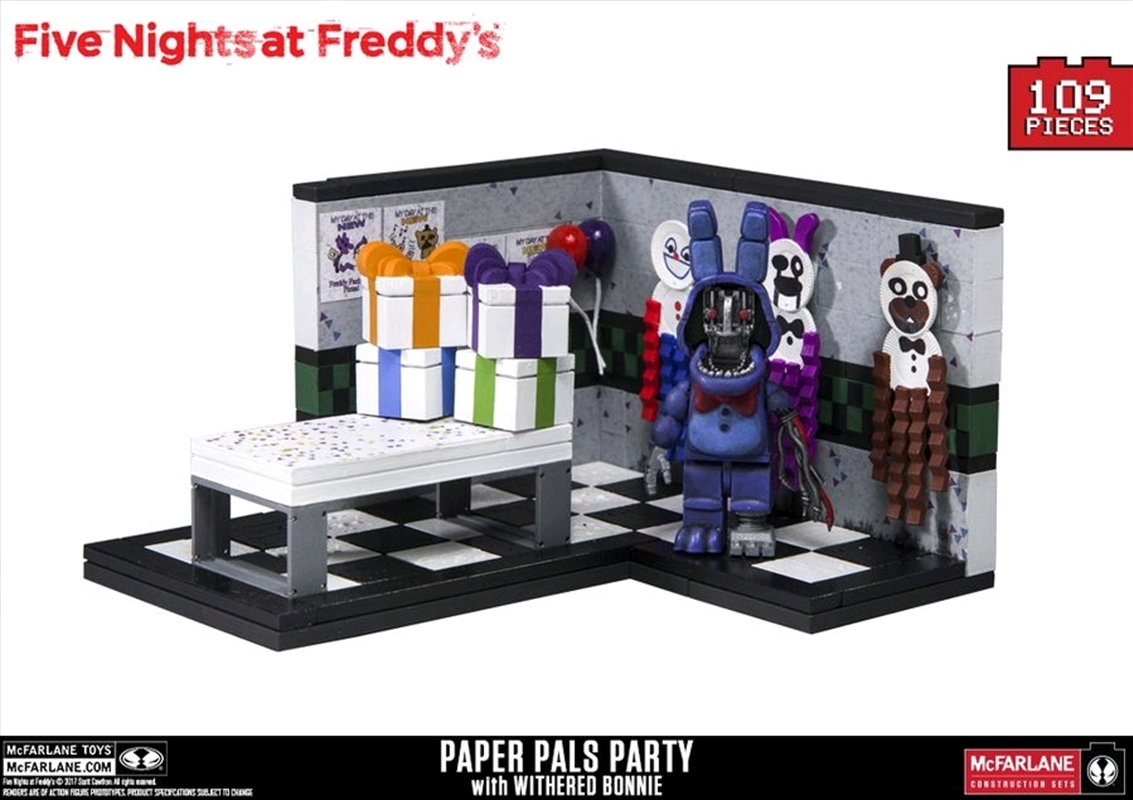 Five Nights at Freddy's - Paper Pals Party Small Construction Set/Product Detail/Collectables