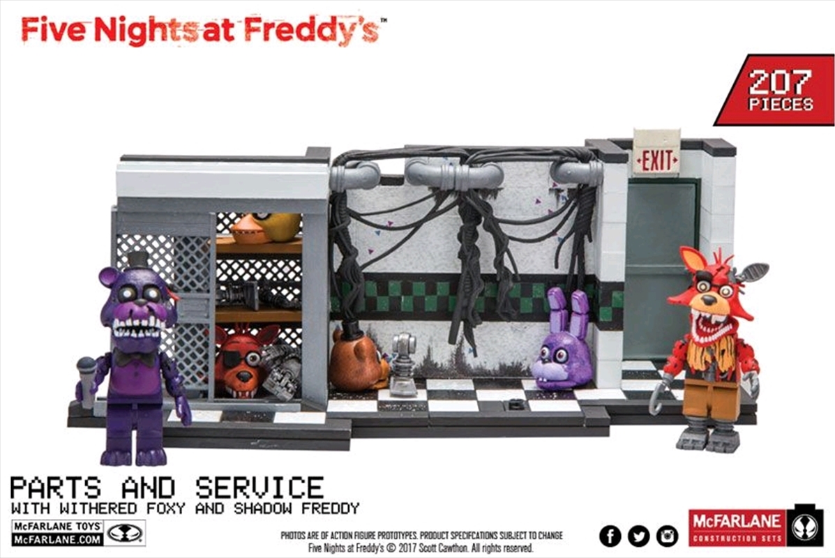 Five Nights at Freddy's - Parts & Service Medium Construction Set/Product Detail/Collectables