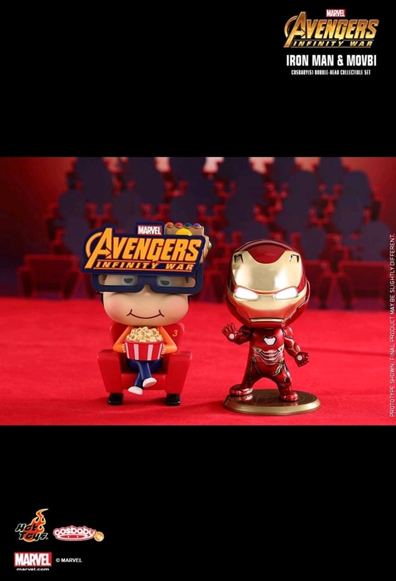 Avengers 3: Infinity War - Movbi & Iron Man Mark L Cosbaby Set/Product Detail/Figurines