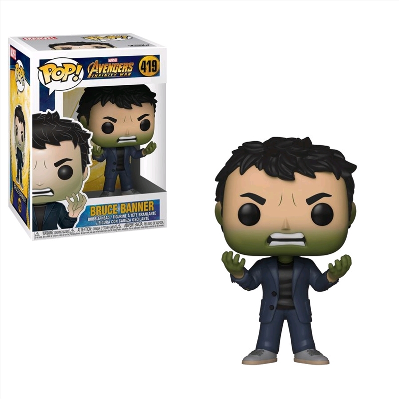 Avengers 3: Infinity War - Bruce Banner with Hulk Head Pop! Vinyl/Product Detail/Movies