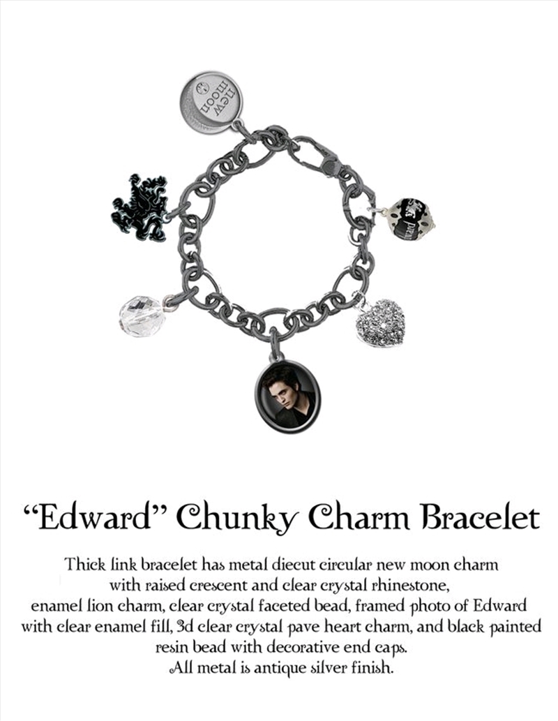 The Twilight Saga: New Moon - Jewellery Chunky Charm Bracelet Edward/Product Detail/Jewellery
