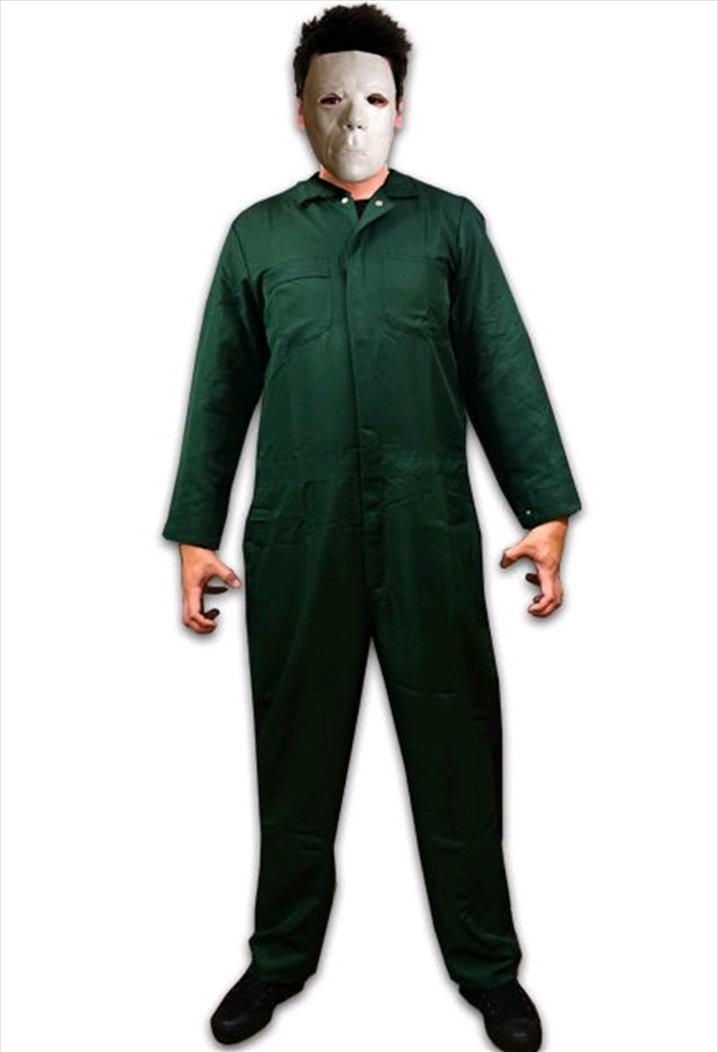 Buy Halloween 2 Coveralls Costume & Mask Combo Adult in Costumes Sanity