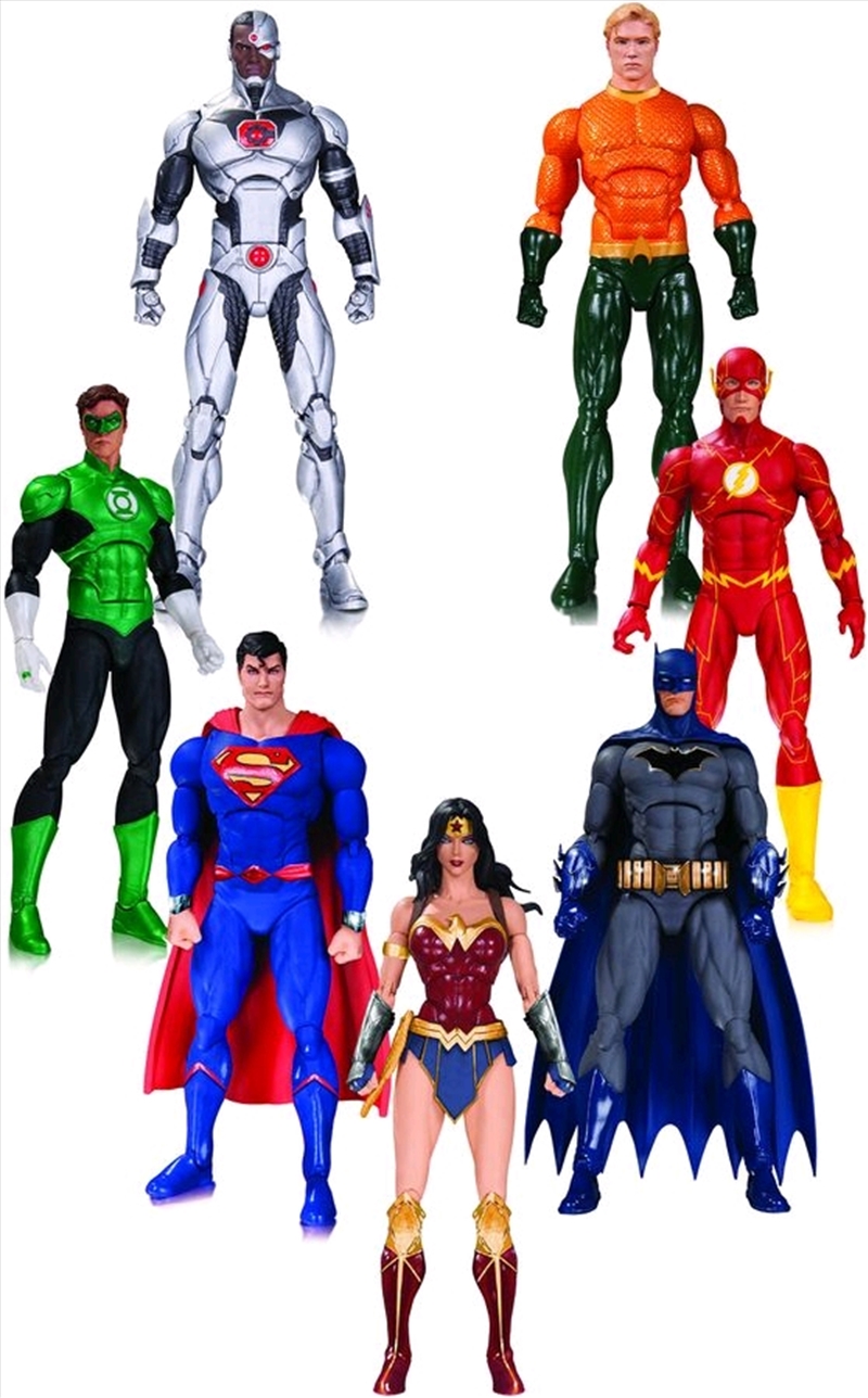 Justice League - Rebirth Action Figure 7-Pack/Product Detail/Figurines