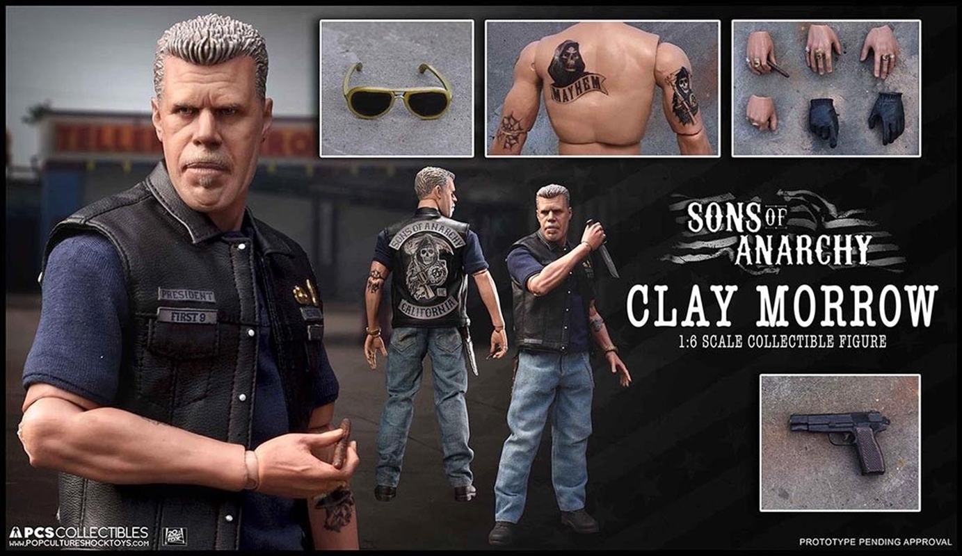 Sons of Anarchy - Clay Morrow 12" 1:6 Scale Action Figure/Product Detail/Figurines
