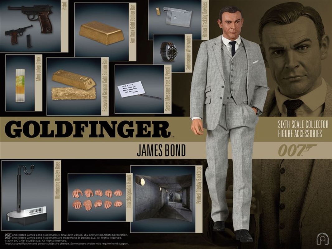 James Bond: Goldfinger - James Bond (Connery) 12" 1:6 Scale Action Figure/Product Detail/Figurines