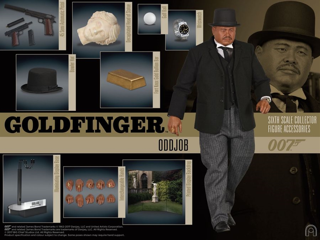 James Bond: Goldfinger - Oddjob 12" 1:6 Scale Action Figure/Product Detail/Figurines