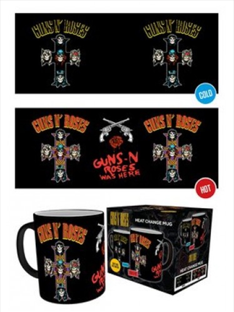 Guns n Roses Cross Heat Changing Mug/Product Detail/Mugs
