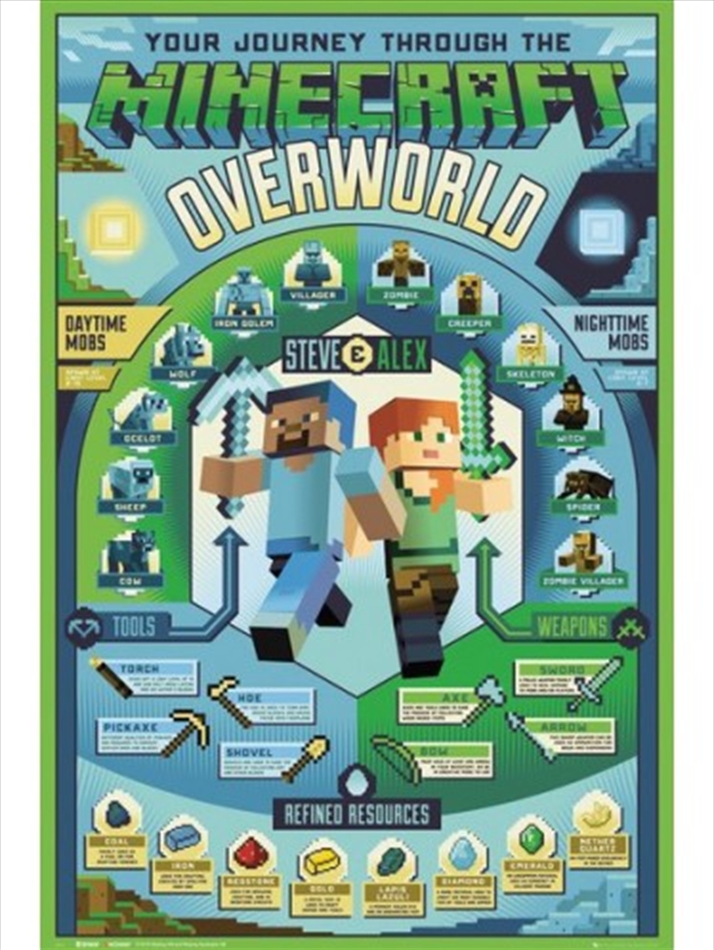 Minecraft Overworld Biome/Product Detail/Posters & Prints