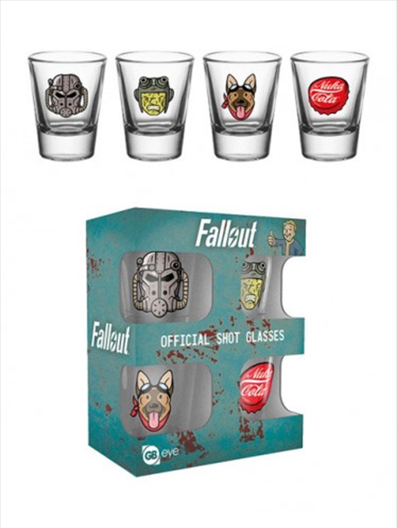 Fallout 4 Icons Shot Glasses/Product Detail/Glasses, Tumblers & Cups